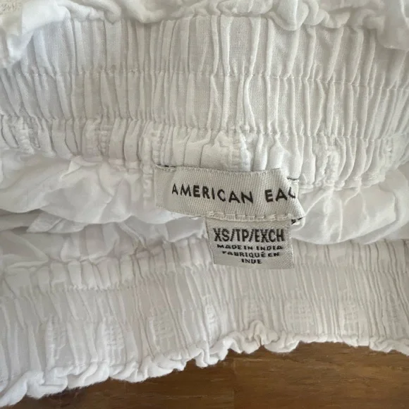 American Eagle White Boho Ruffle Skirt XS Lace - Picture 4 of 4